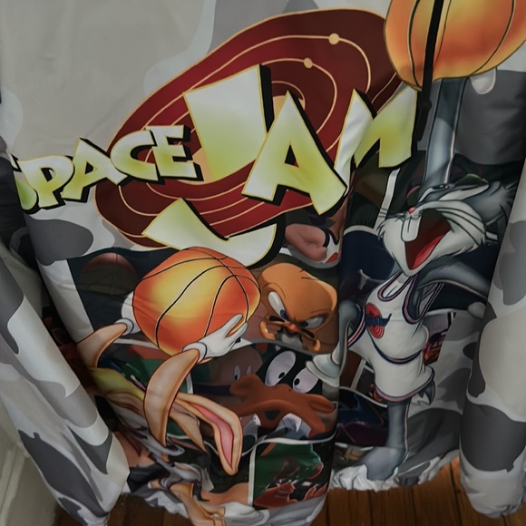 Members only grey camo space jam windbreaker - Picture 5 of 5